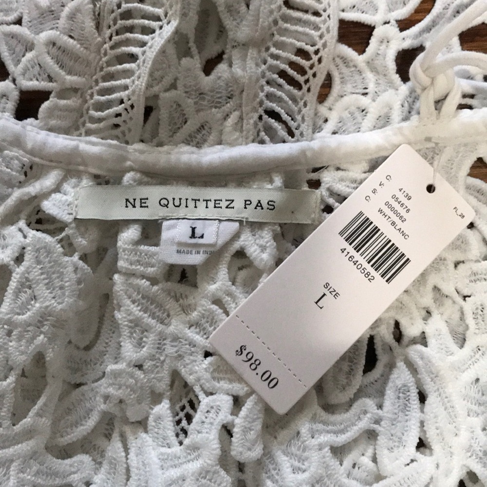 NEW white open shirt - Picture 4 of 5